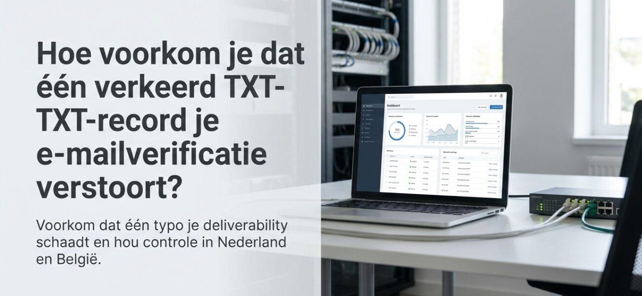 Hoe voorkom je dat één verkeerd TXT-record je e-mailverificatie verstoort? Hoe voorkom je dat één verkeerd TXT record je emailverificatie verstoort