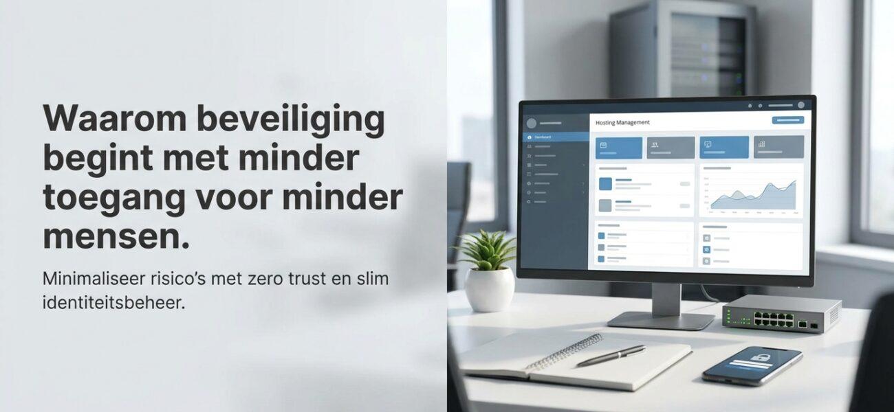 Home Web-Hosting Waarom beveiliging begint met minder toegang voor minder mensen.