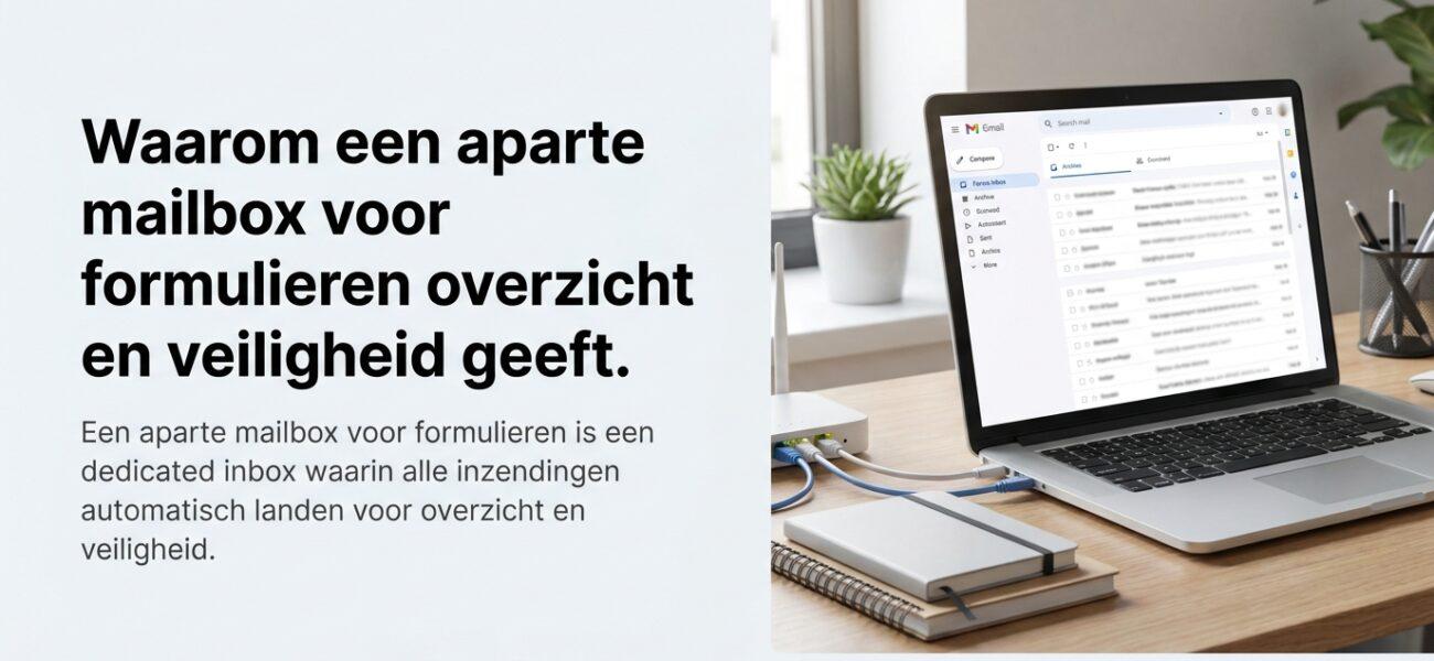 Waarom een aparte mailbox voor formulieren overzicht en veiligheid geeft. Wat is een aparte mailbox voor formulieren en waarom het telt