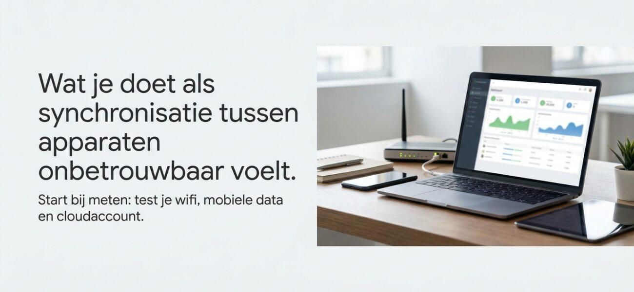 Wat je doet als synchronisatie tussen apparaten onbetrouwbaar voelt. Wat je doet als synchronisatie tussen apparaten onbetrouwbaar voelt