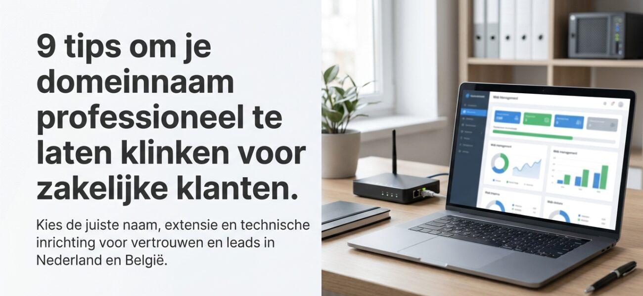 9 tips om je domeinnaam professioneel te laten klinken voor zakelijke klanten. Wat is een professionele domeinnaam voor zakelijke klanten