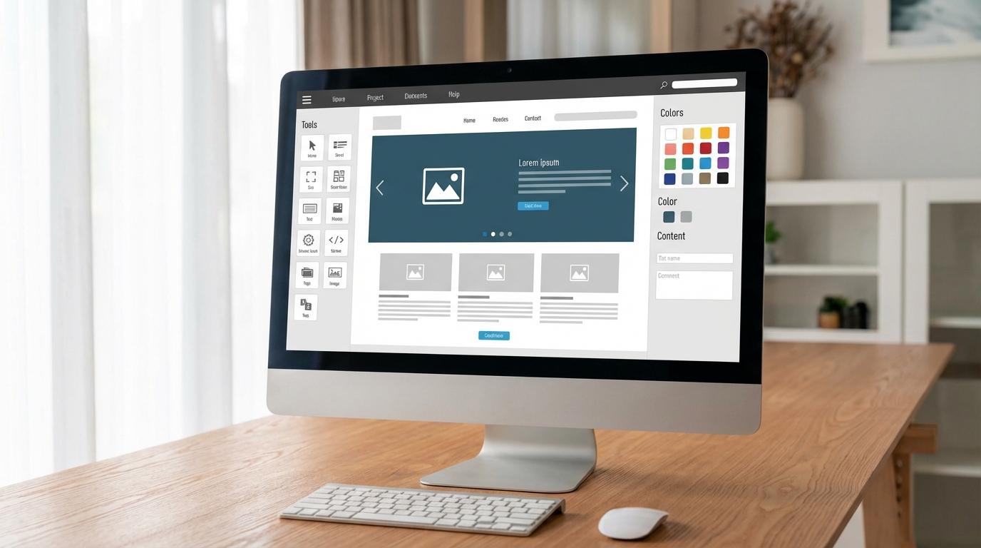 Hoe een AI website builder bij Flexahosting werkt