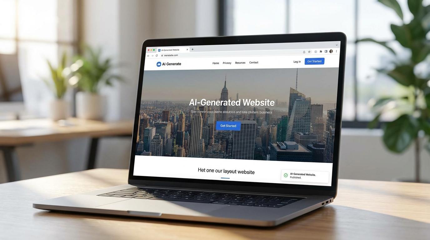 AI website maken binnen één dag