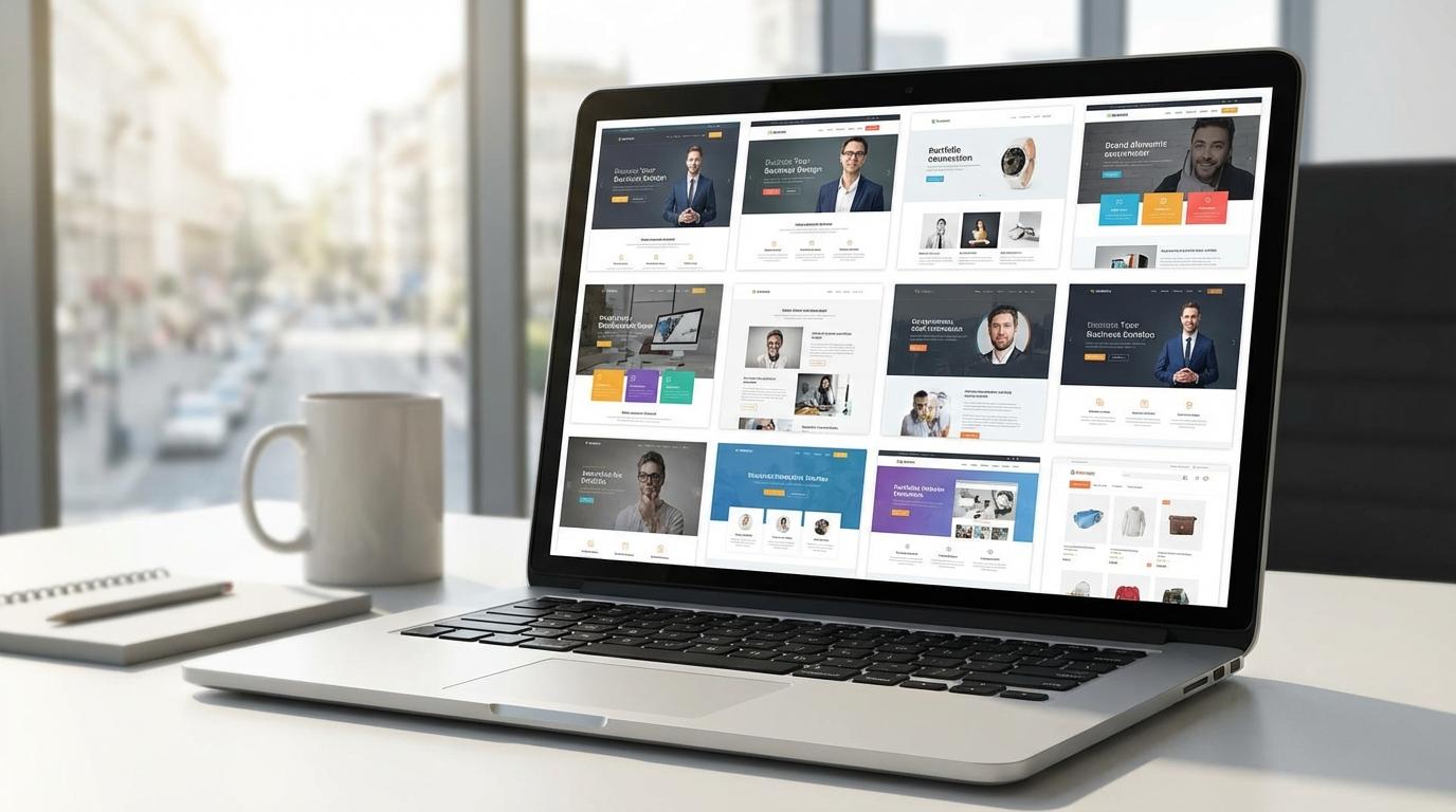 AI website builder met kant en klare templates