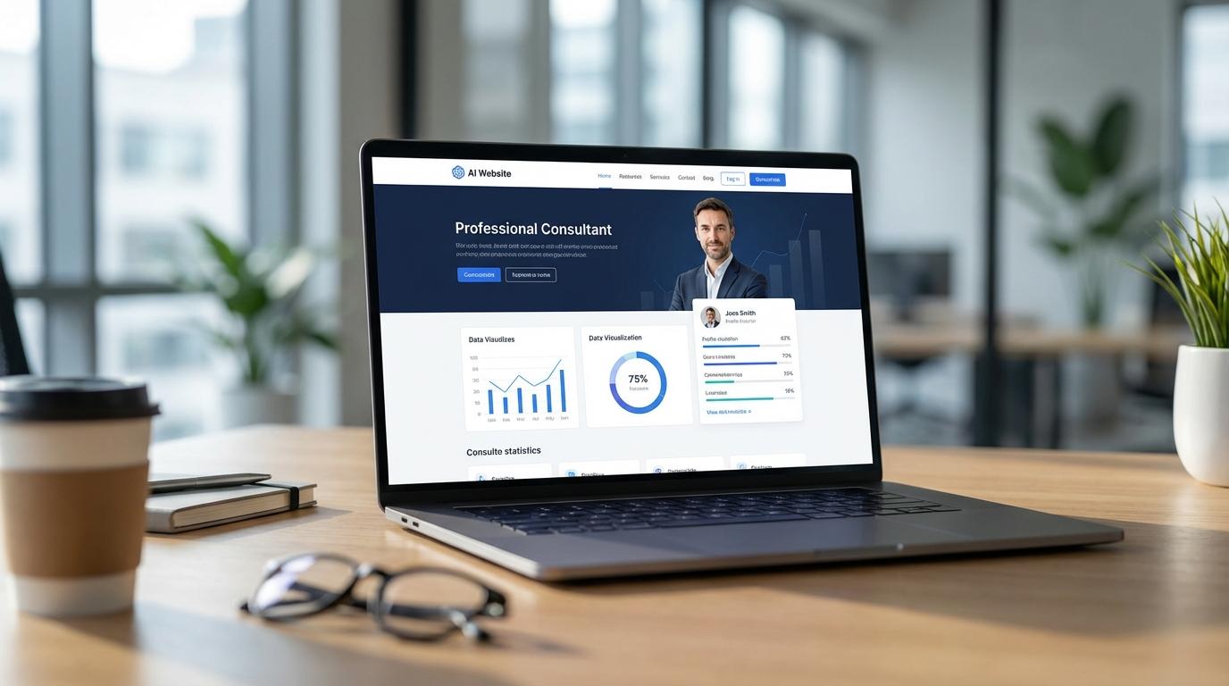 AI website builder voor zzp