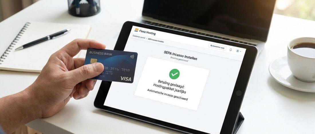 Hoe werkt SEPA incasso voor webhosting bij Flexa Hosting?