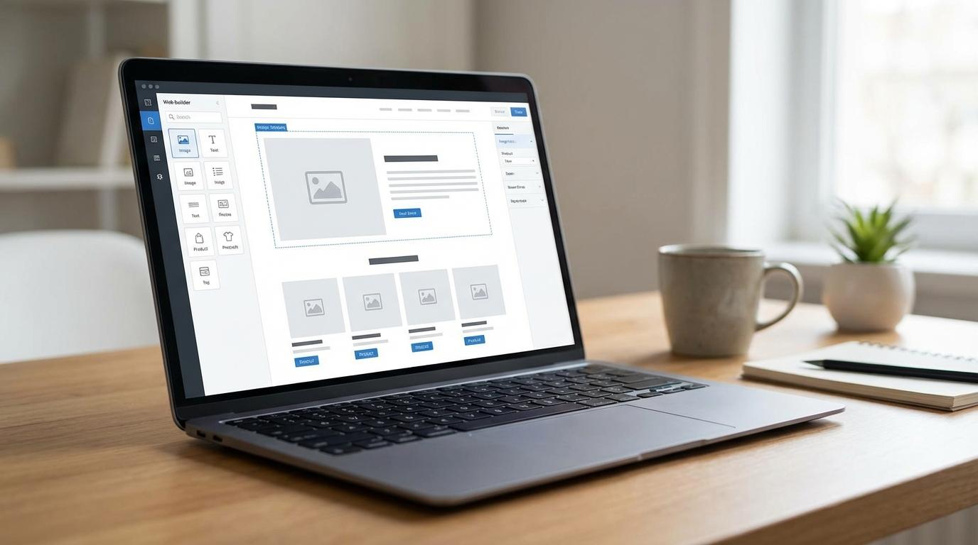 AI website builder voor eenmanszaak