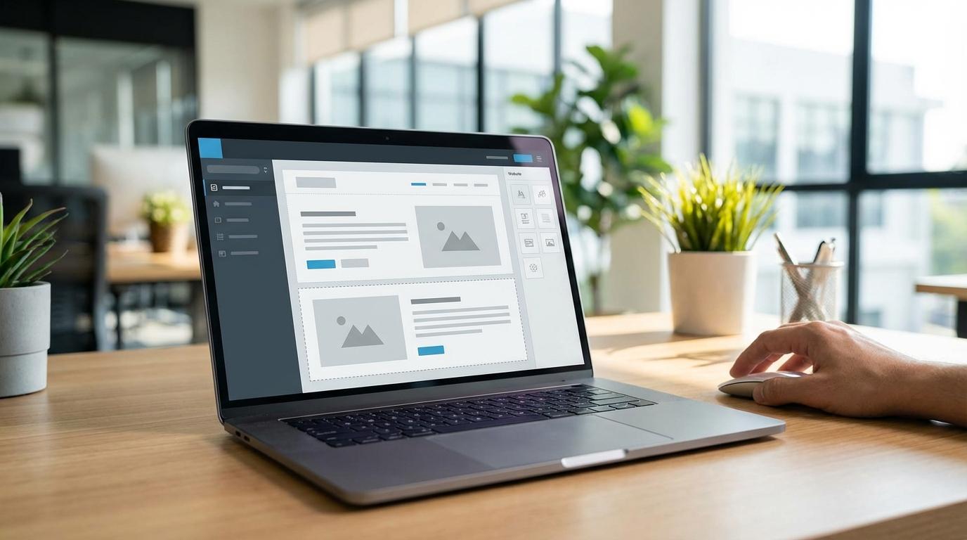 AI website builder voor mkb