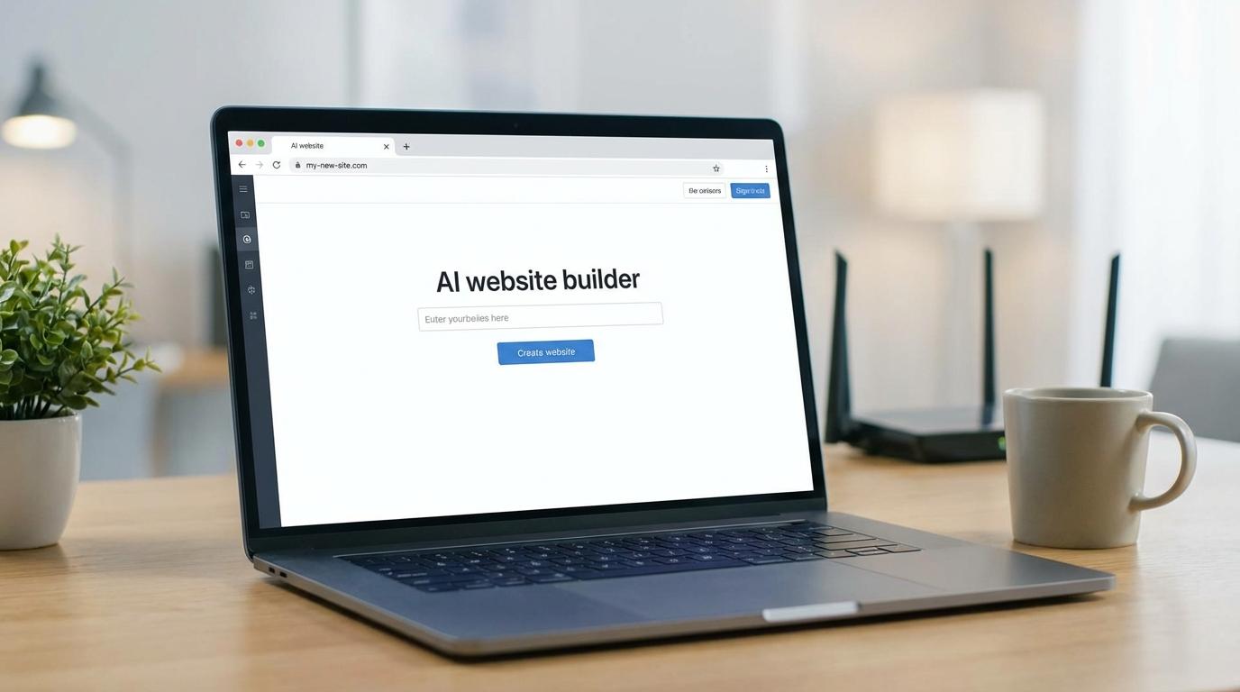 AI website builder met domeinnaam