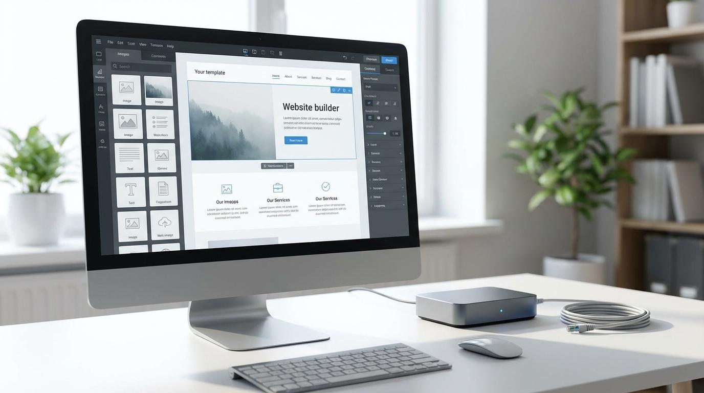 AI website builder voor professionele websites