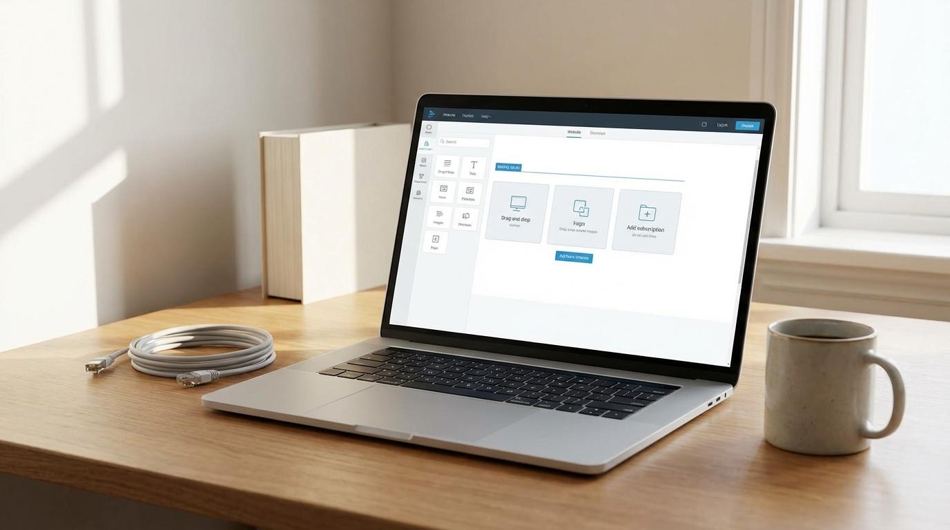 AI website builder zonder abonnement