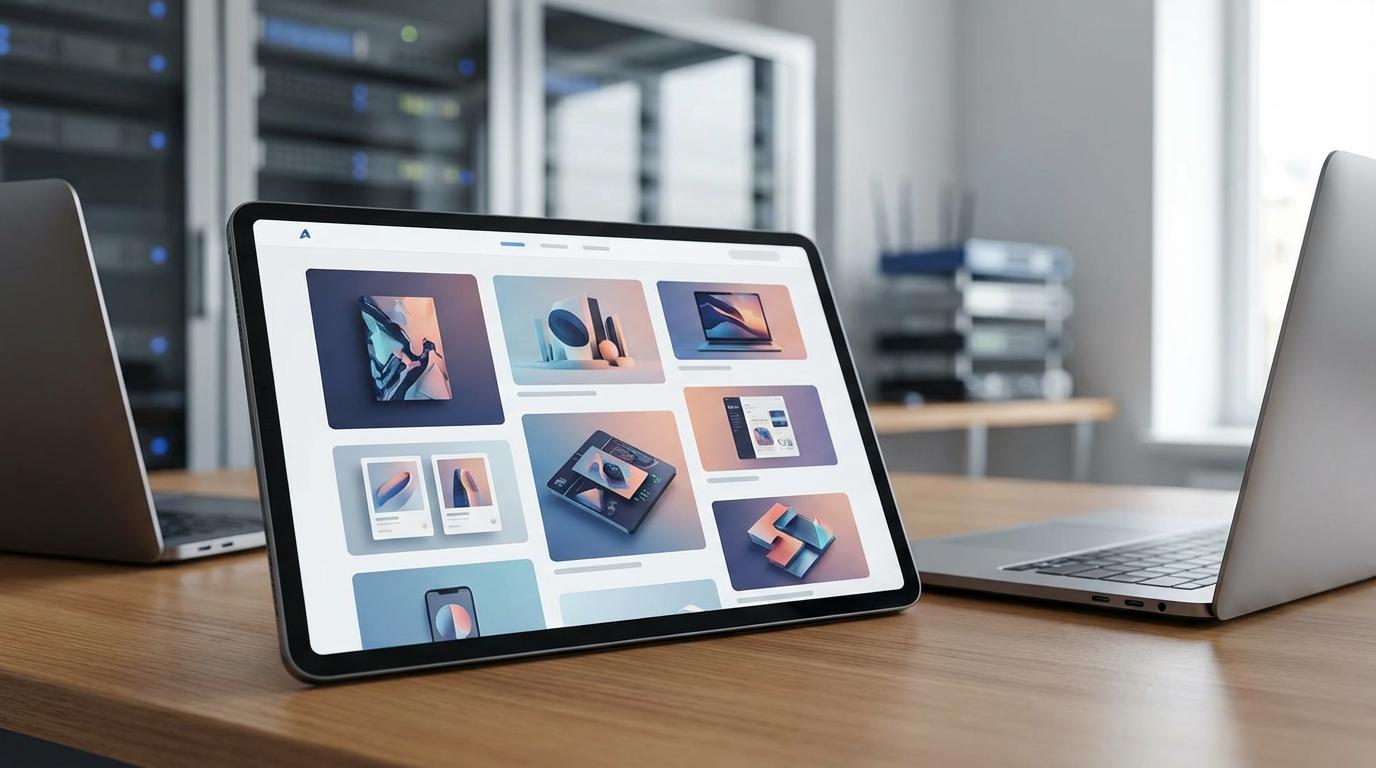 AI website voor portfolio