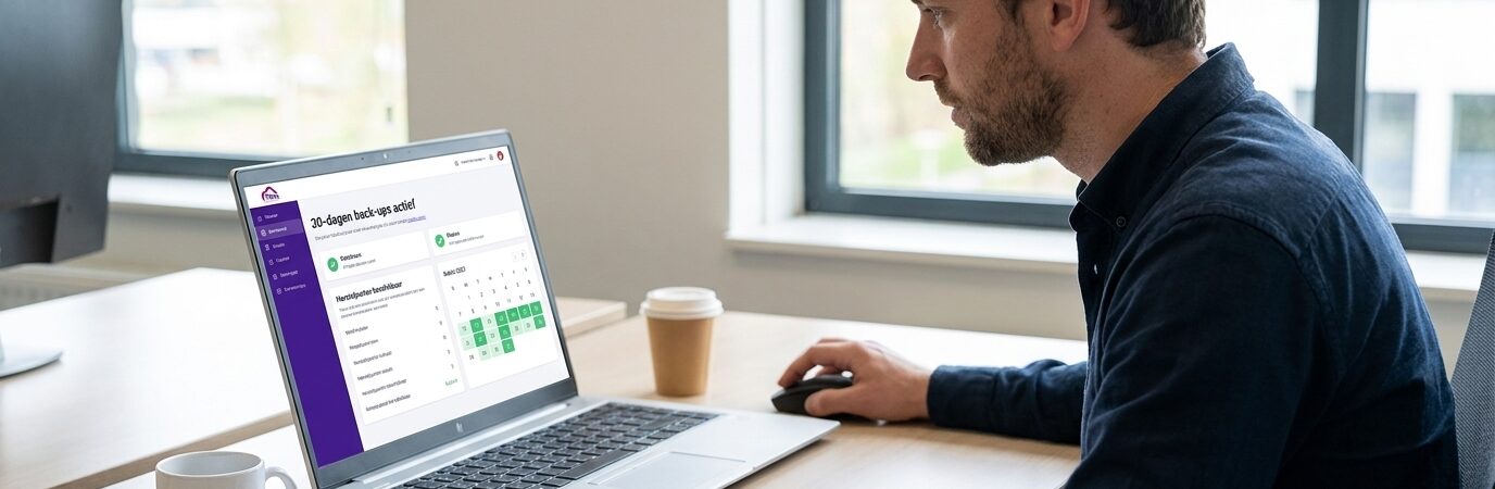 Back-ups retentie per 30 dagen geeft jou zekerheid als webbouwer, ondernemer of beheerder van online data. Met automatische back-up opslag weet je dat je altijd een herstelpunt hebt wanneer bestanden worden aangetast of verwijderd. Jouw [&hellip;]