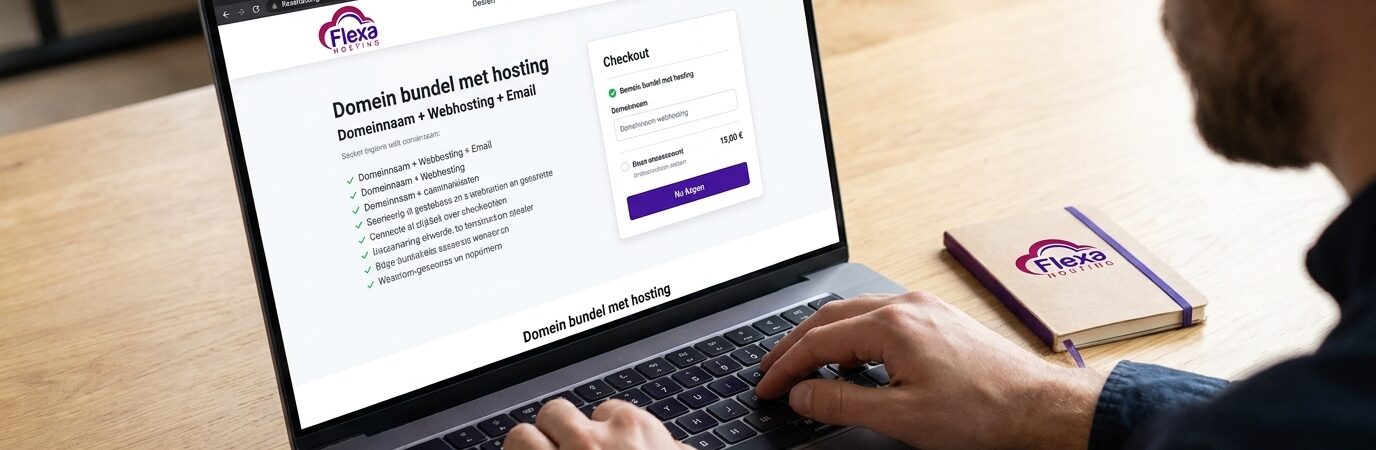 Iedereen die een vliegende start wil maken online weet hoe belangrijk het is om je domeinnaam, webhosting en e-mail op één plek te regelen. Met een domein bundel met hosting van Flexa Hosting profiteer je [&hellip;]