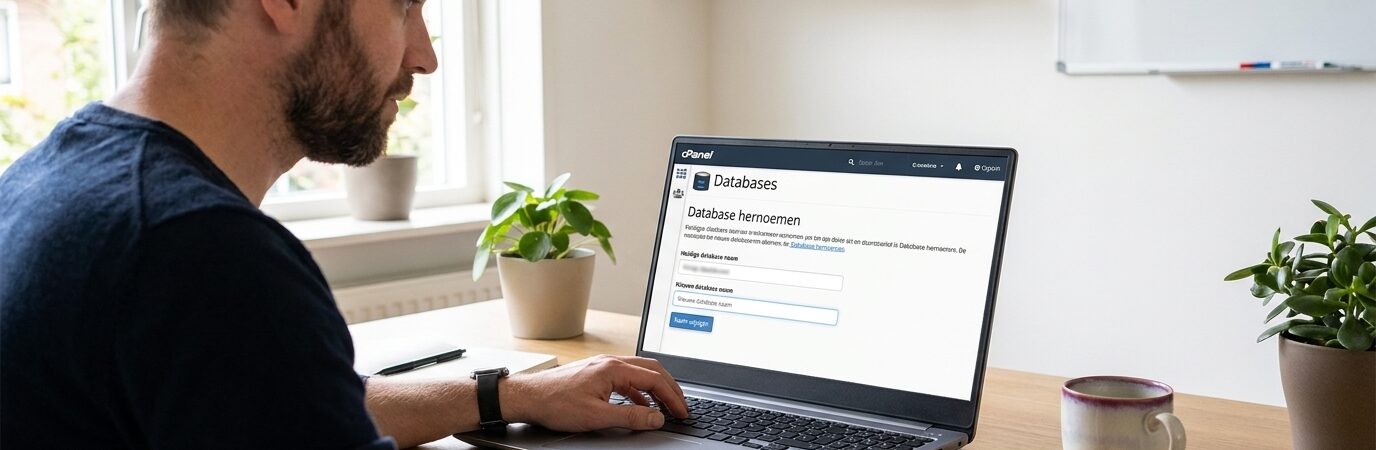 Een database hernoemen in cPanel: Stap voor stap