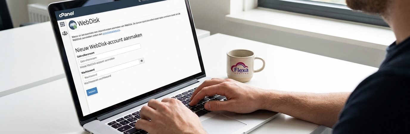 Stappenplan voor het aanmaken van een extra WebDisk account in cPanel