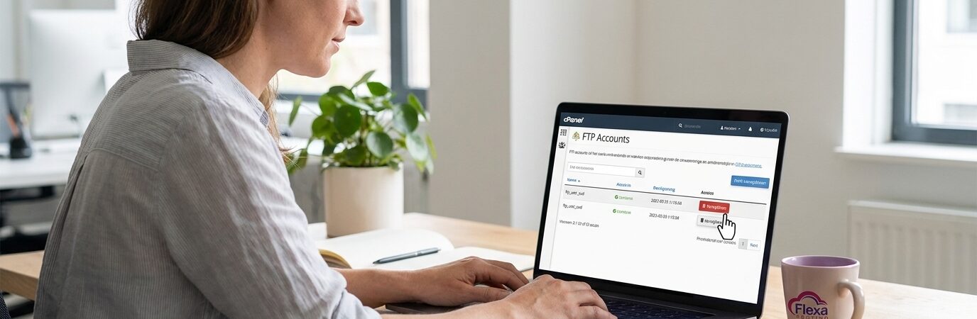 Stap voor stap: een FTP gebruikersaccount verwijderen uit cPanel