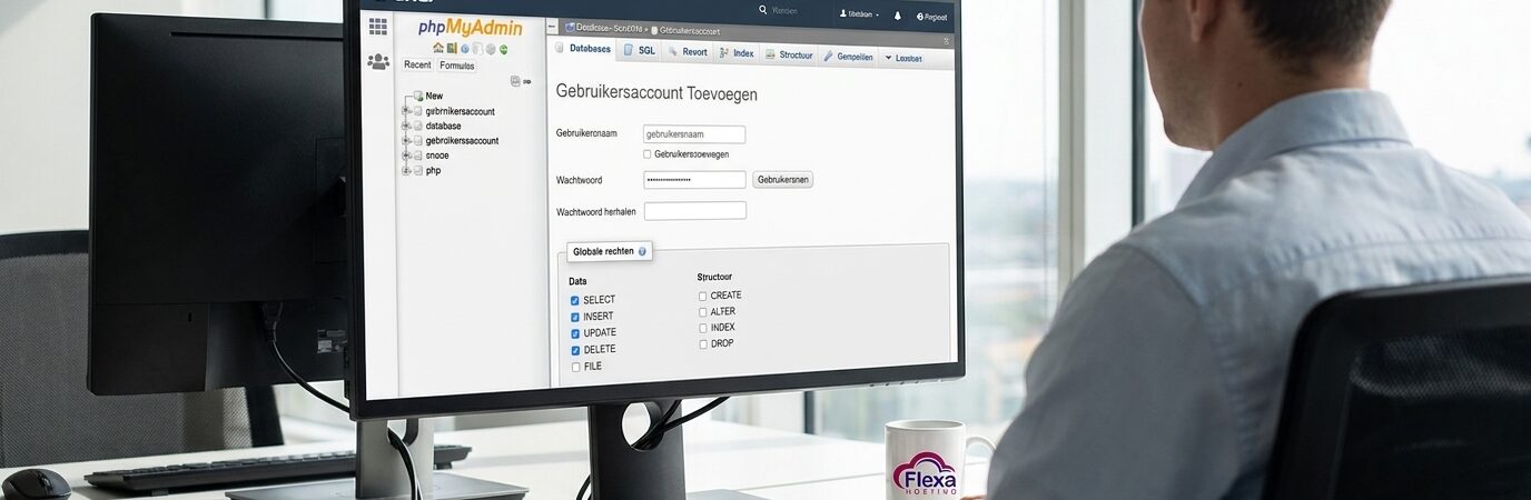 Hoe maak je een gebruiker aan voor een database met phpMyAdmin