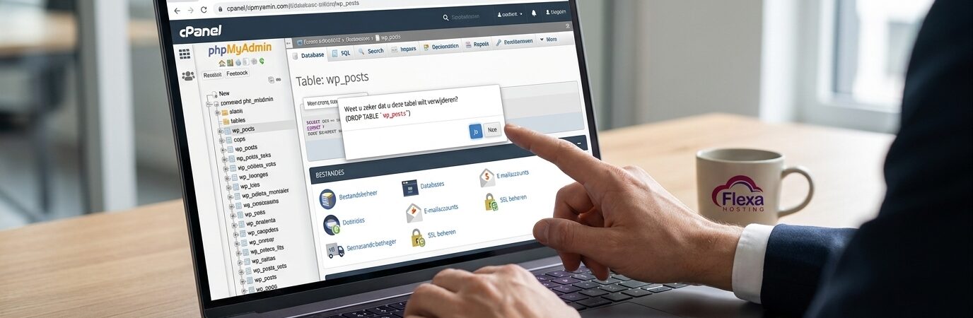 Stapsgewijze handleiding: Hoe een databasetabel te verwijderen via phpMyAdmin in cPanel