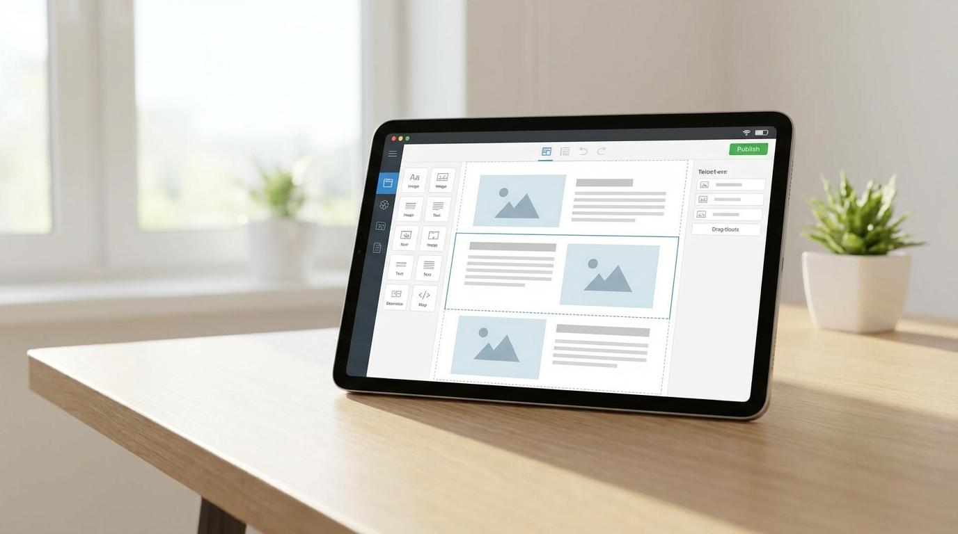 No code AI website builder