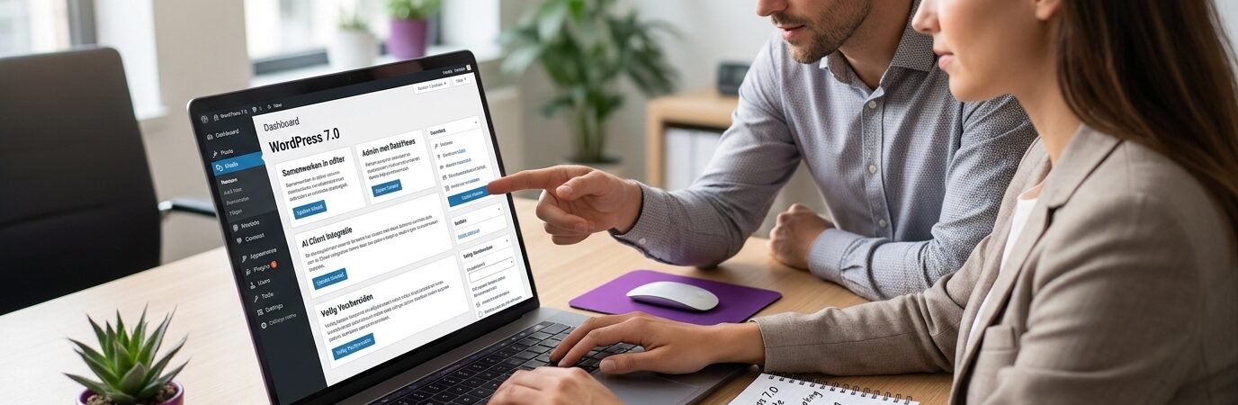 WordPress 7.0 update: wat er verandert en hoe jij je site veilig voorbereidt