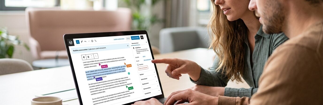 Samenwerken in de editor met meerdere gebruikers