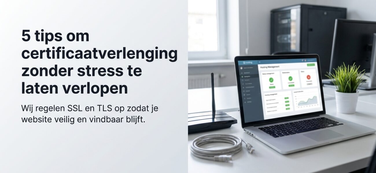 5 tips om certificaatverlenging zonder stress te laten verlopen