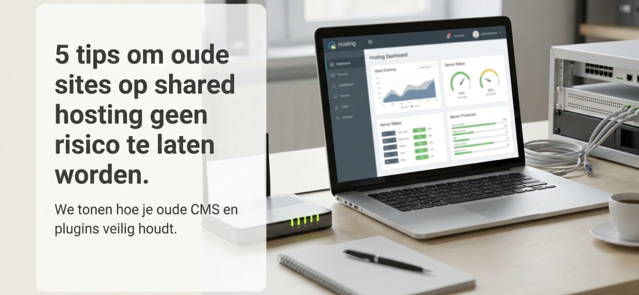 Web-Hosting 5 tips om oude sites op shared hosting geen risico te laten worden.