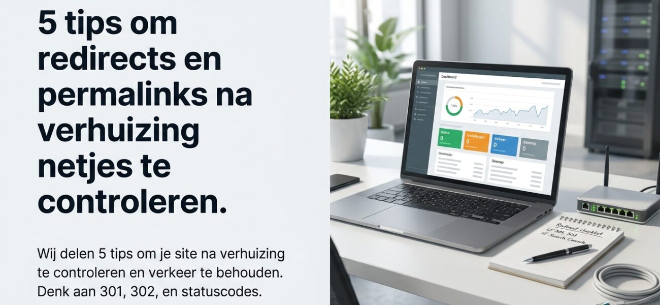 Web-Hosting 5 tips om redirects en permalinks na verhuizing netjes te controleren.