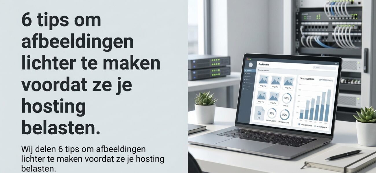 Web-Hosting 6 tips om afbeeldingen lichter te maken voordat ze je hosting belasten.