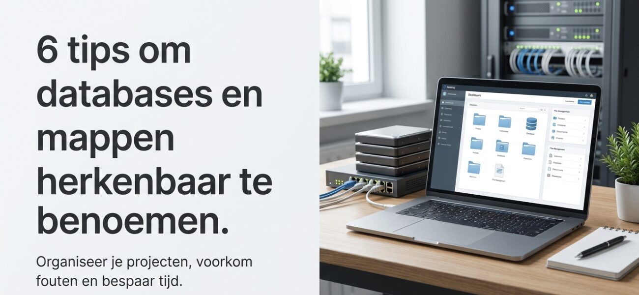6 tips om databases en mappen herkenbaar te benoemen. Waarom 6 tips om databases en mappen herkenbaar te benoemen het verschil maken