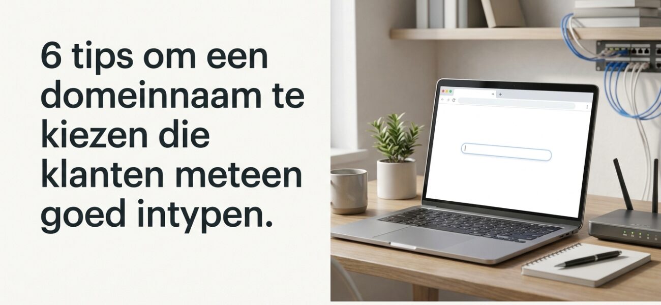 6 tips om een domeinnaam te kiezen die klanten meteen goed intypen. 6 tips om een domeinnaam te kiezen die klanten meteen goed intypen