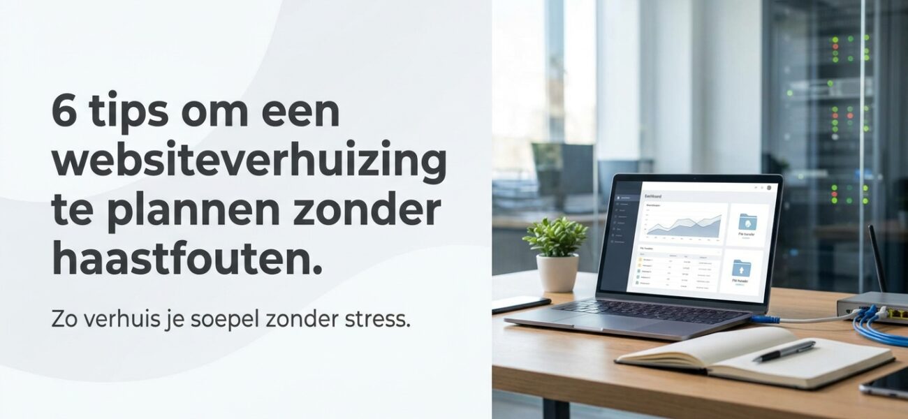 Web-Hosting 6 tips om een websiteverhuizing te plannen zonder haastfouten.