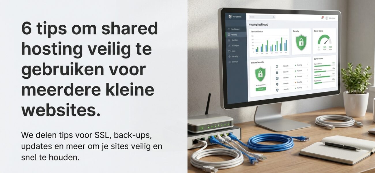 Home Web-Hosting 6 tips om shared hosting veilig te gebruiken voor meerdere kleine websites.