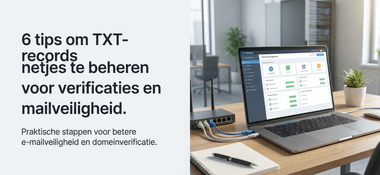 Wat zijn TXT records en waarom ze essentieel zijn