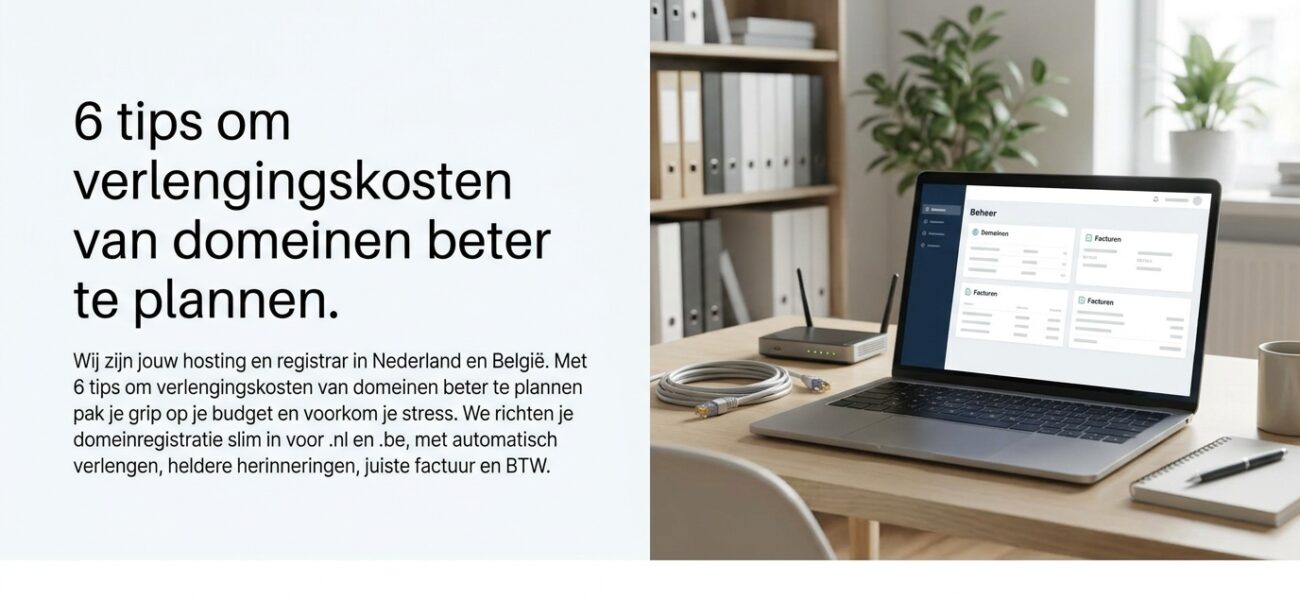 Home Web-Hosting 6 tips om verlengingskosten van domeinen beter te plannen.