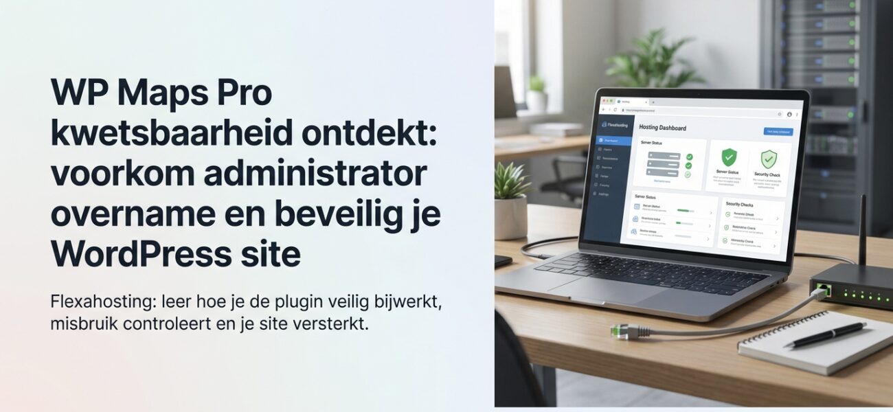 Web-Hosting WP Maps Pro kwetsbaarheid ontdekt: voorkom administrator overname en beveilig je WordPress site