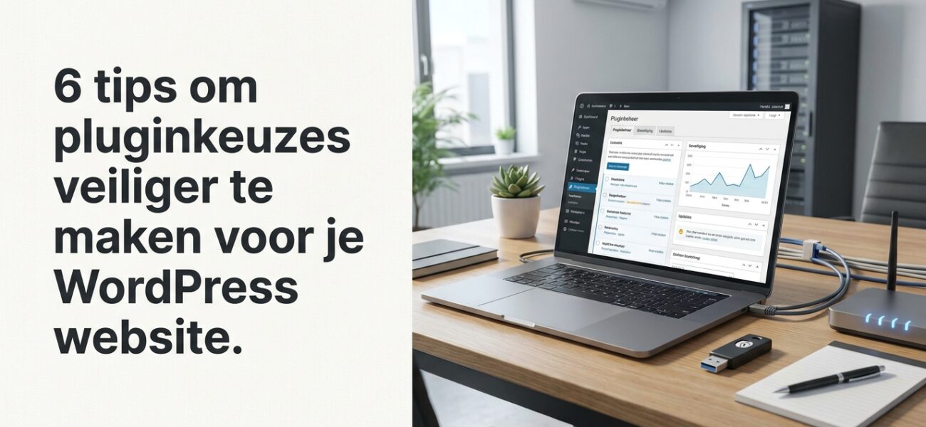 Web-Hosting 6 tips om pluginkeuzes veiliger te maken voor je WordPress website.