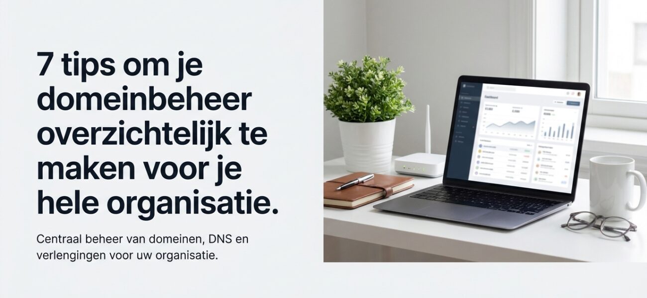 Wat is domeinbeheer binnen je organisatie