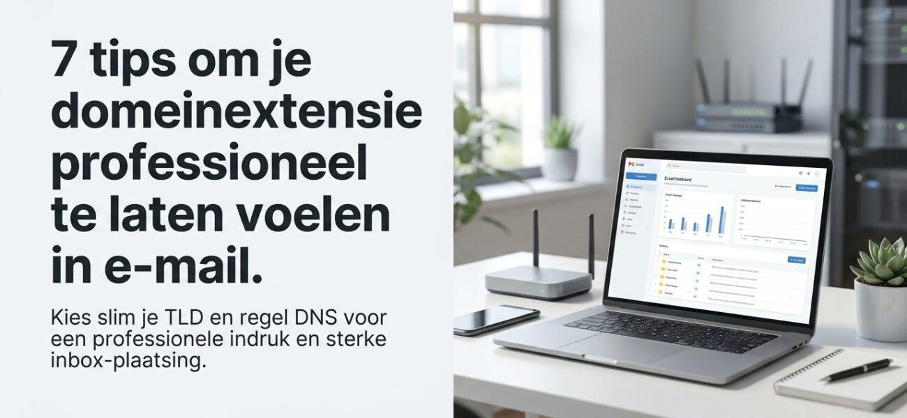 Web-Hosting 7 tips om je domeinextensie professioneel te laten voelen in e-mail.