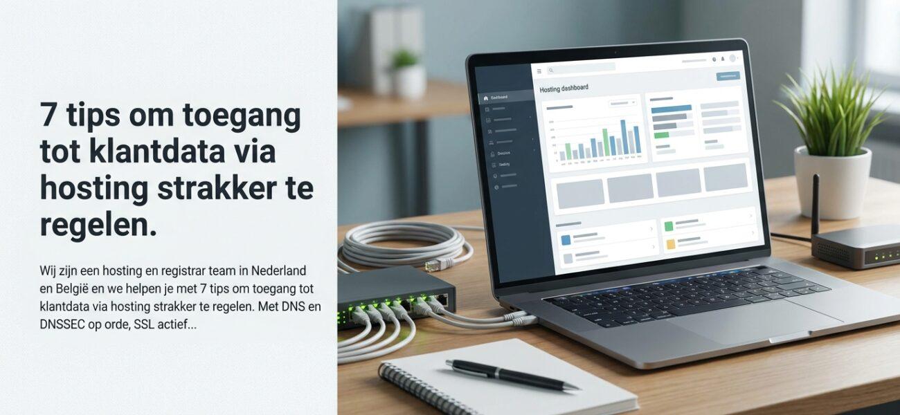 Web-Hosting 7 tips om toegang tot klantdata via hosting strakker te regelen.