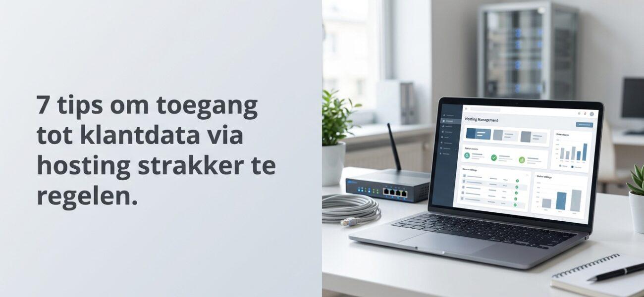 Wat strakke toegang tot klantdata via hosting betekent