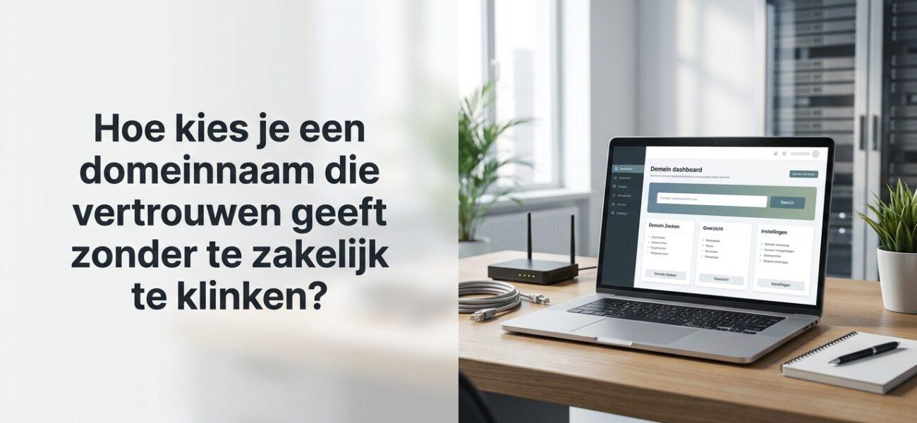 Wat is een domeinnaam die vertrouwen uitstraalt