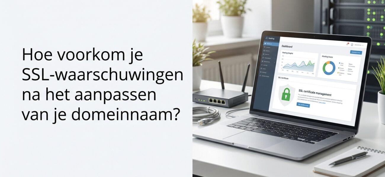 Wat zijn SSL waarschuwingen na een domeinnaamwijziging