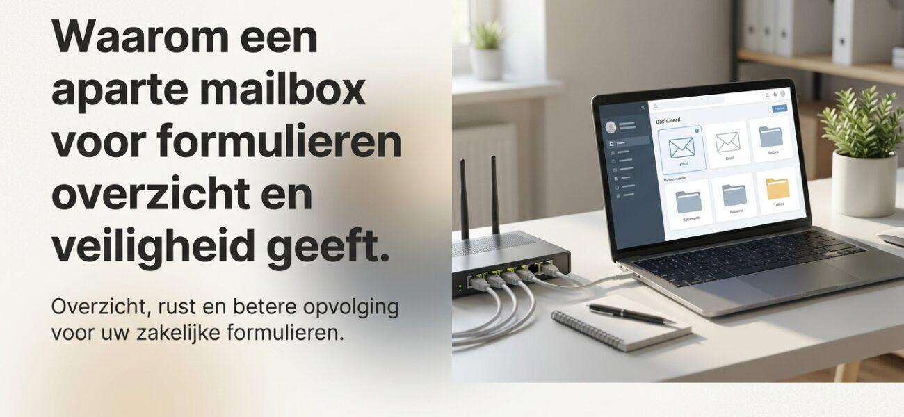 Web-Hosting Waarom een aparte mailbox voor formulieren overzicht en veiligheid geeft.