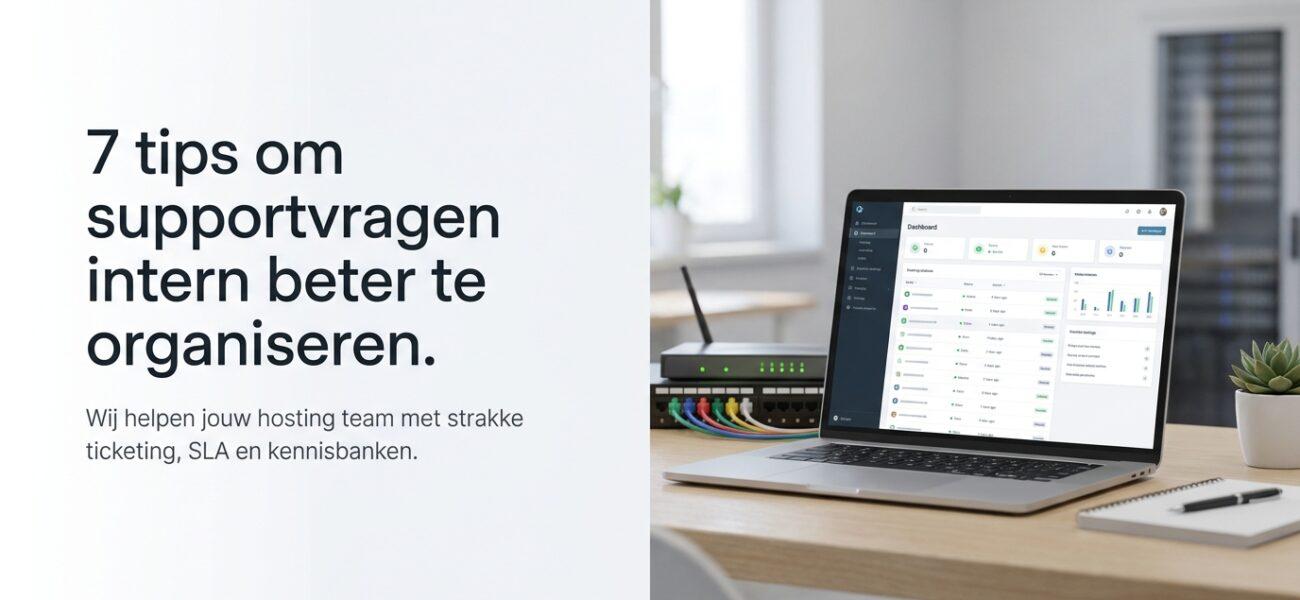 Wat zijn supportvragen en waarom interne organisatie telt