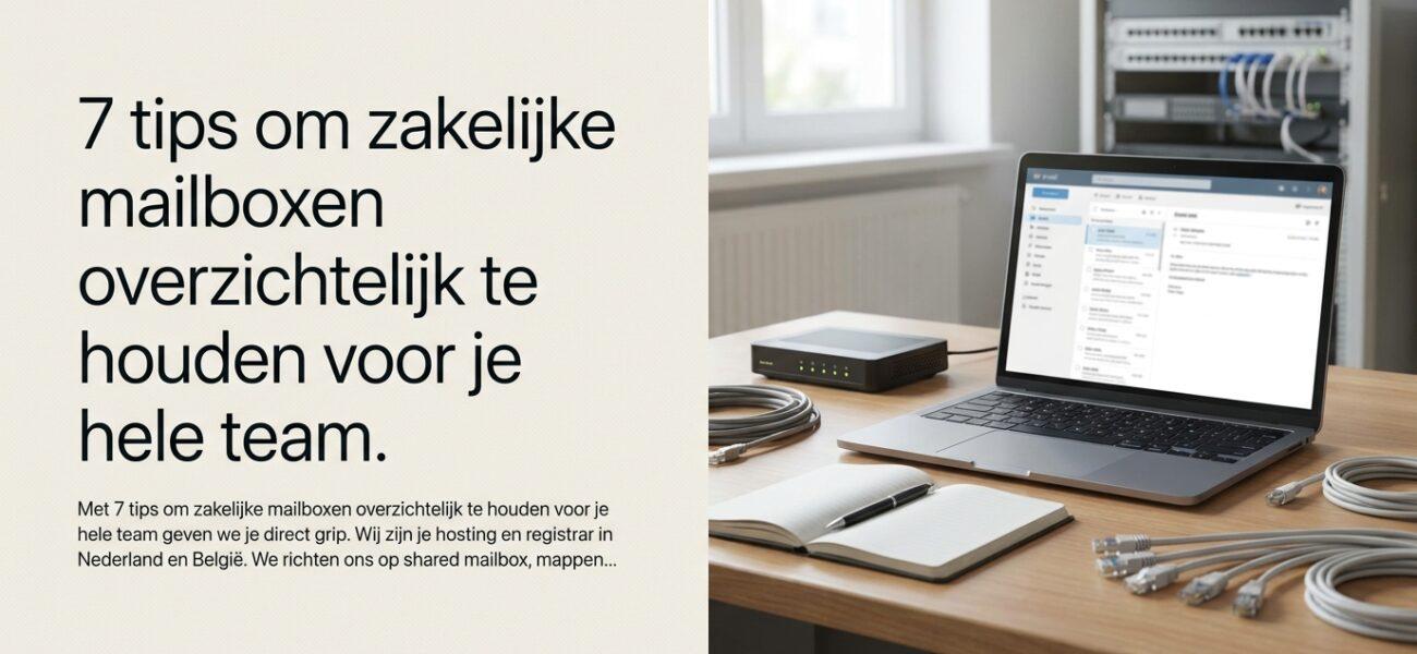 Web-Hosting 7 tips om zakelijke mailboxen overzichtelijk te houden voor je hele team.