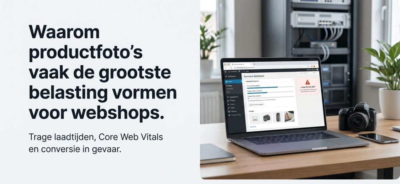 Blogs Web-Hosting Waarom productfoto’s vaak de grootste belasting vormen voor webshops.